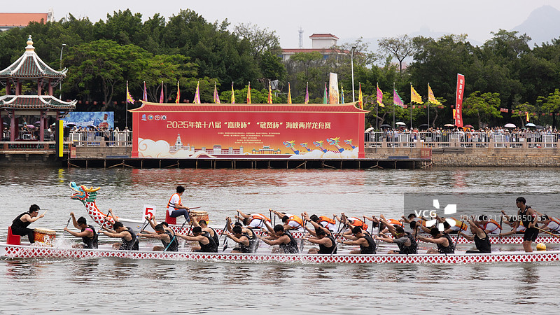 2025年集美海峡两岸龙舟赛图片素材