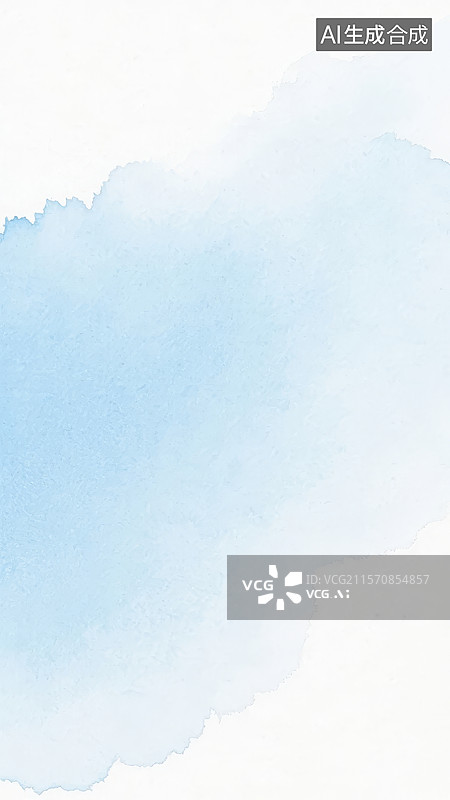 【AI数字艺术】淡蓝色水彩渐变背景图片素材