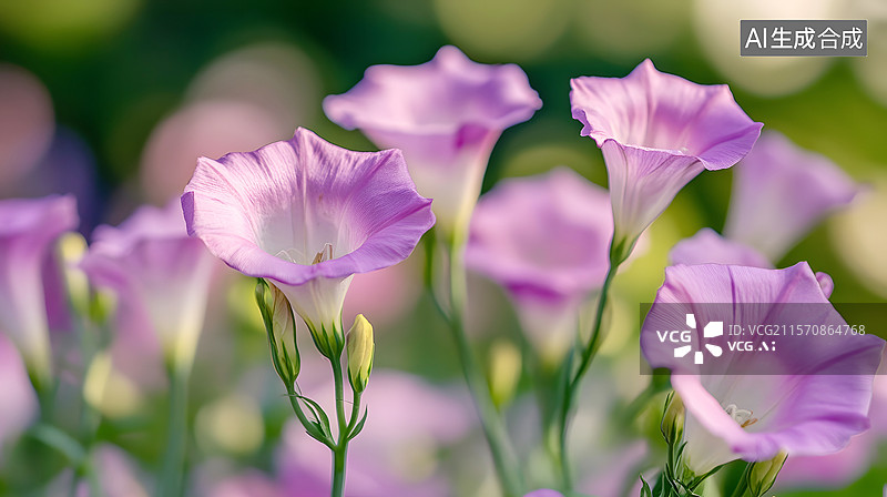 【AI数字艺术】AIGC：喇叭花图片素材