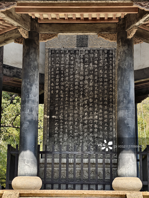 绍兴兰亭景区御碑亭（4A级景区）图片素材