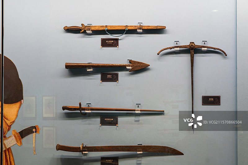 古代武器展示图片素材