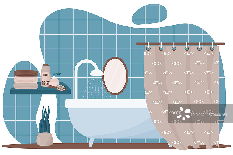 浴室内部装修图片素材