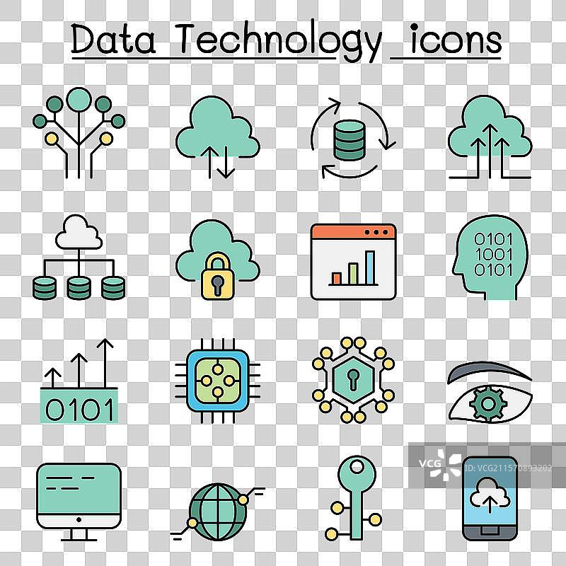 数据技术 数据库 云计算 服务器图片素材