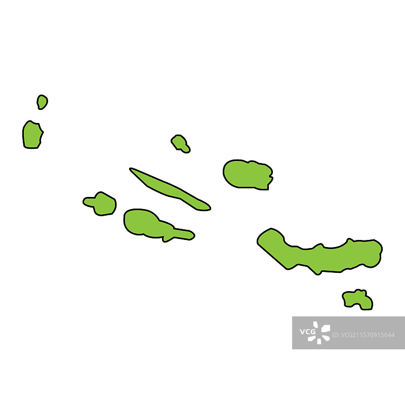 亚速尔群岛地图图片素材