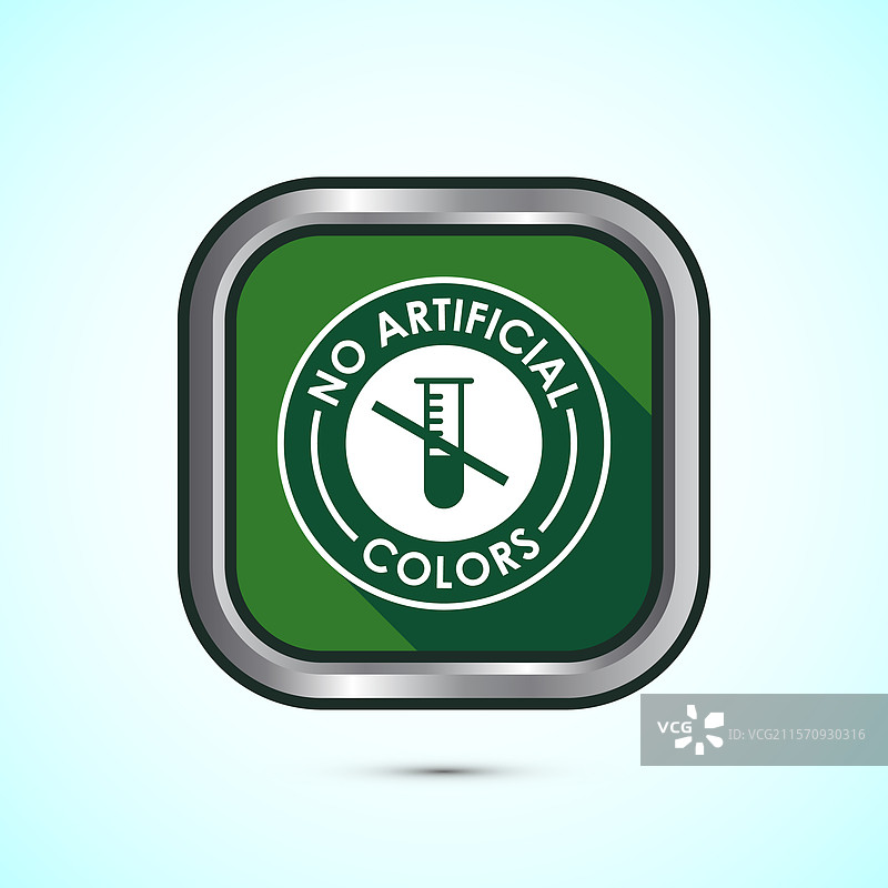 无人工色素图标设计图片素材