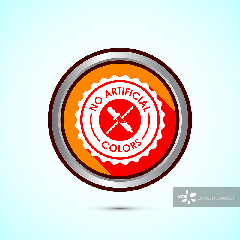 无人工色素图标设计图片素材