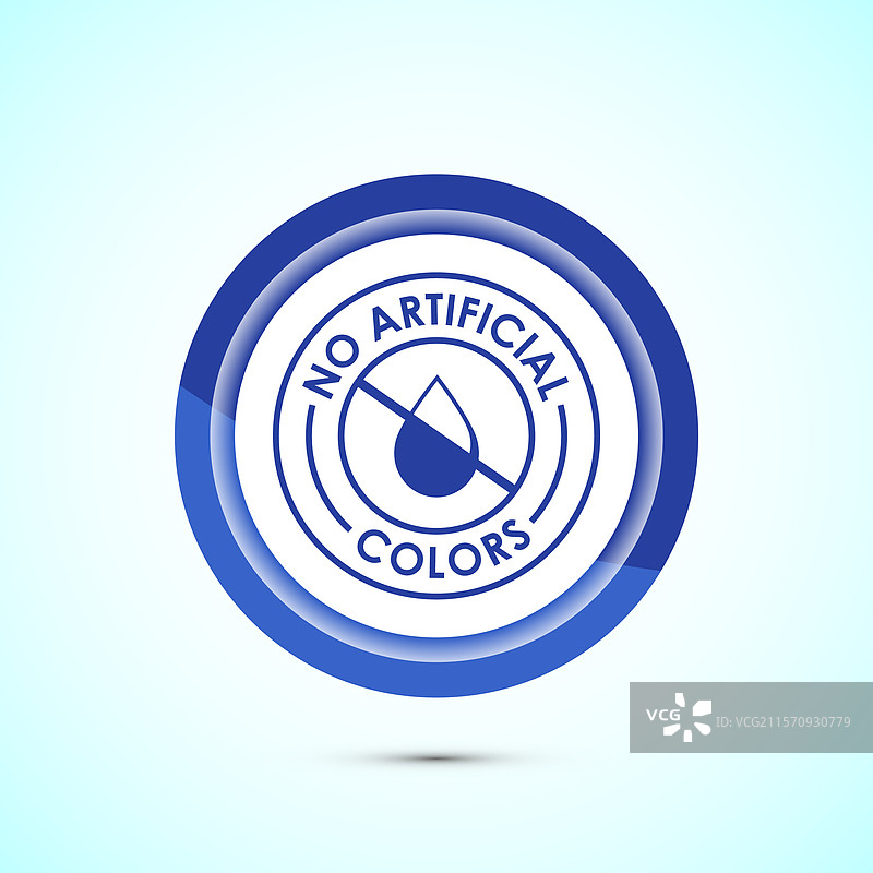 无人工色素图标设计图片素材