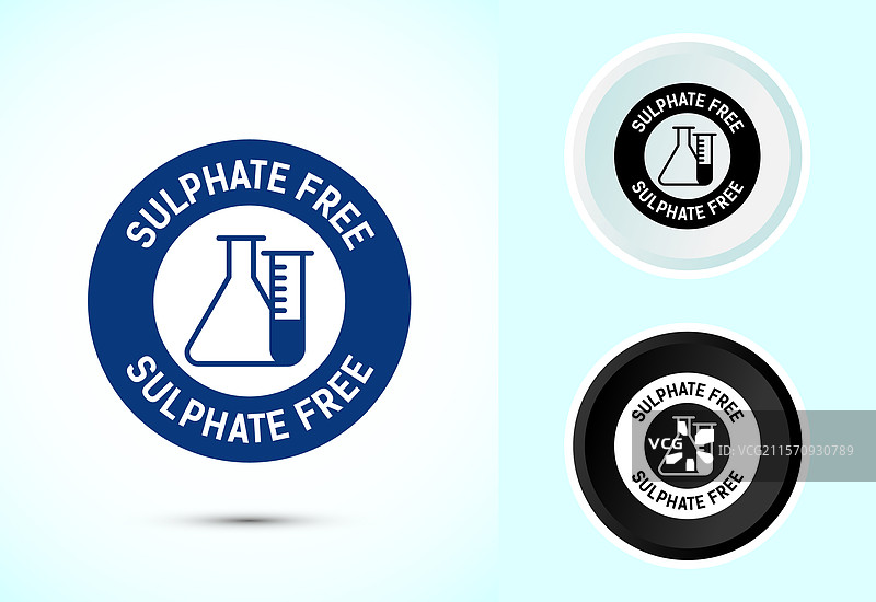 无硫酸盐标志设计图片素材