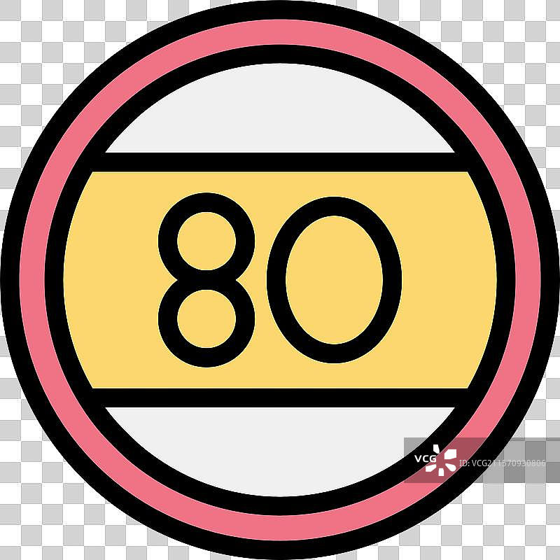 限速标志设计图片素材