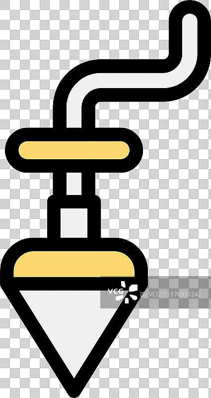 铅锤图标设计图片素材