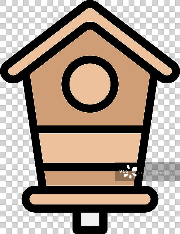 鸟屋图标设计图片素材