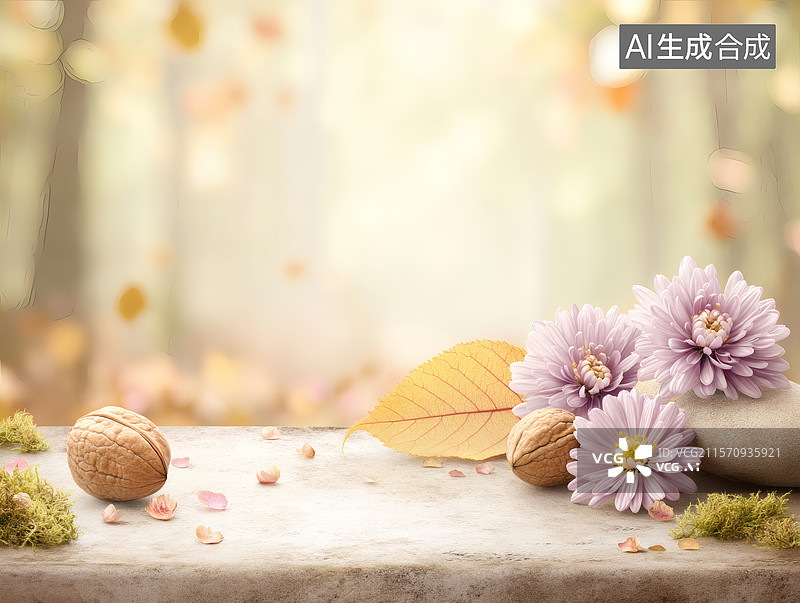 【AI数字艺术】秋日静物之美图片素材