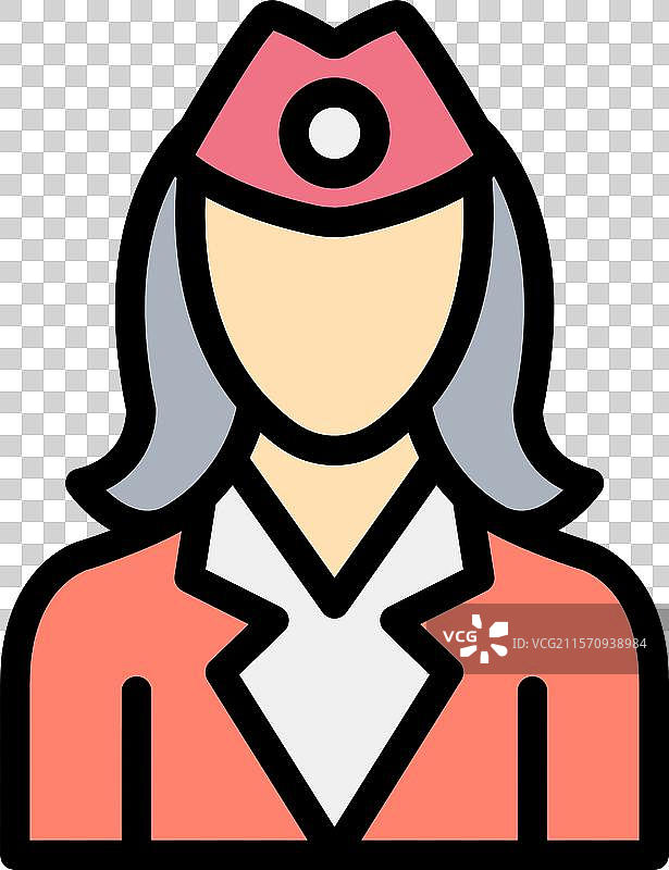 空乘人员图标设计图片素材