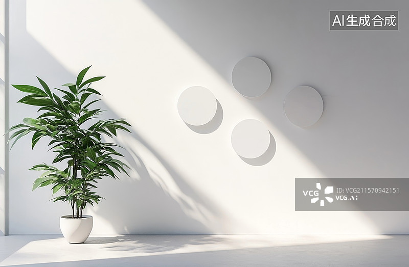 【AI数字艺术】简约现代室内设计图片素材