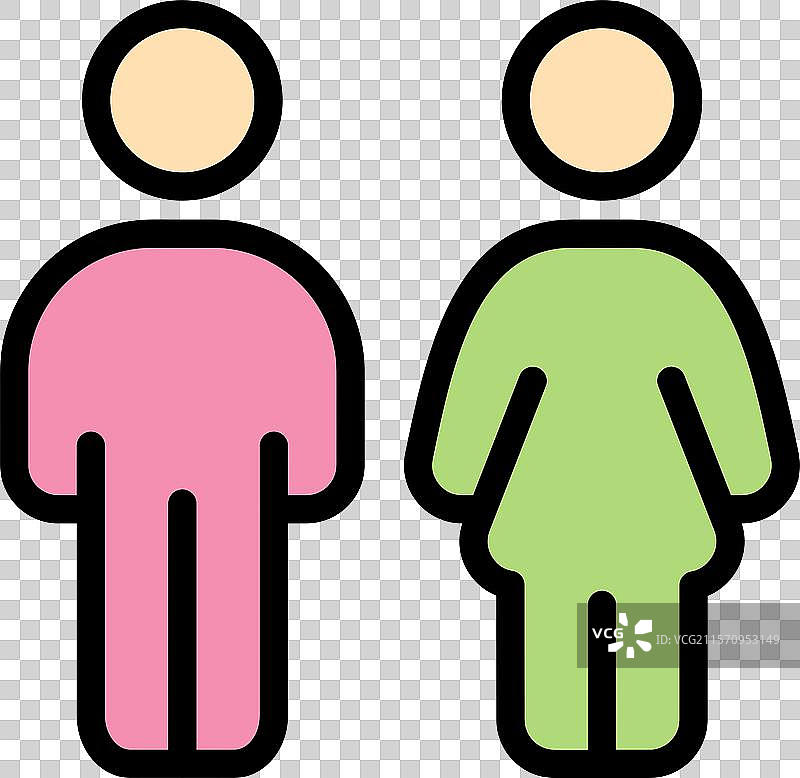 厕所标志图标设计图片素材