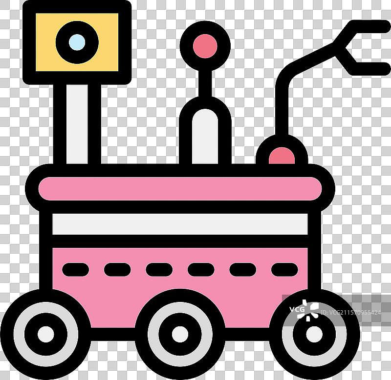 火星探测器图标设计图片素材