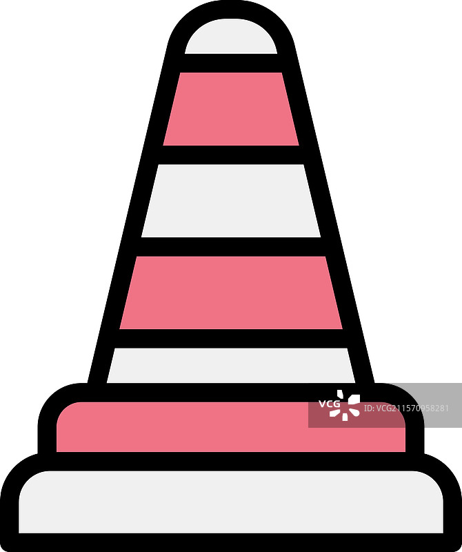 交通锥图标设计图片素材
