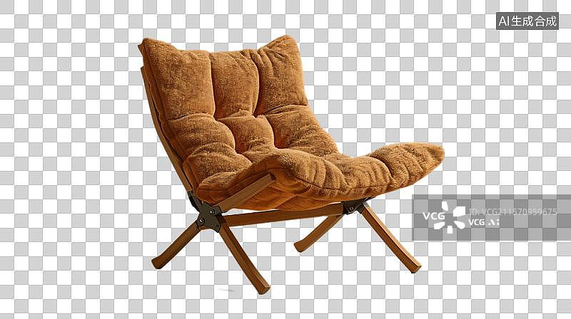 【AI数字艺术】舒适的蝴蝶椅 简约风休闲单人椅图片素材