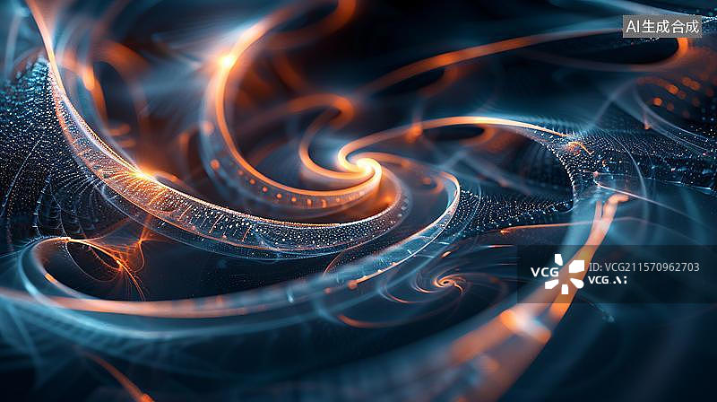 【AI数字艺术】绚丽光影的能量漩涡 未来科技的光速轨迹 未来科技感蓝紫色渐变炫彩炫酷光线抽象背景图片素材