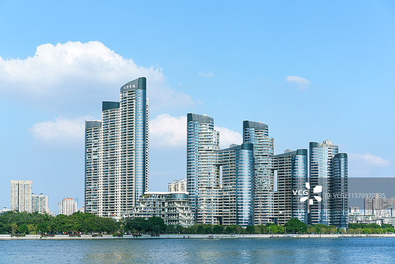 广州天誉半岛建筑风光拍摄图片素材
