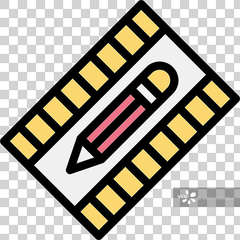 电影剪辑图标设计图片素材