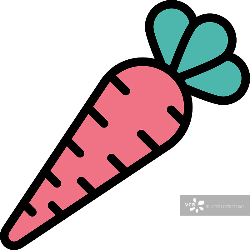 胡萝卜图标设计图片素材