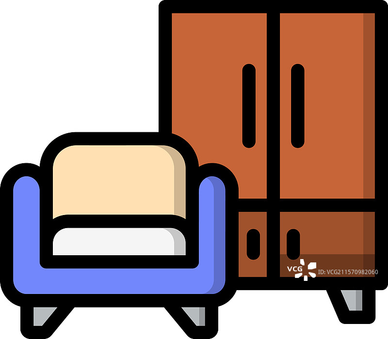 家居家具图标设计图片素材