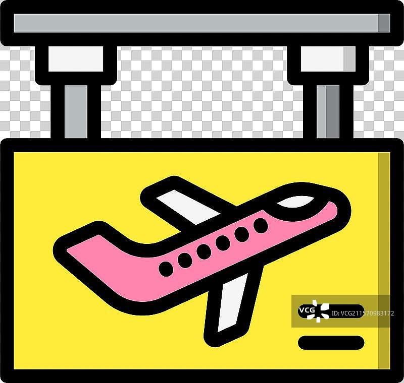 登机口图标设计图片素材