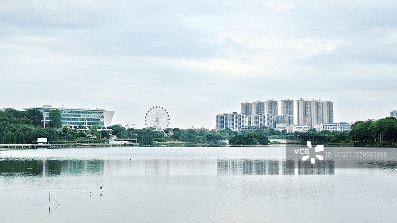 梧州玫瑰湖公园图片素材