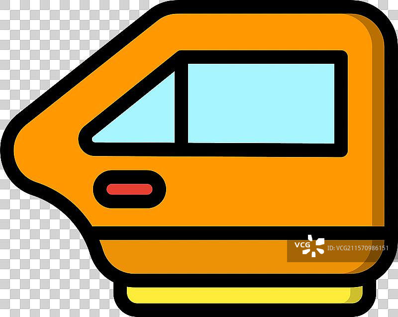 汽车门图标设计图片素材