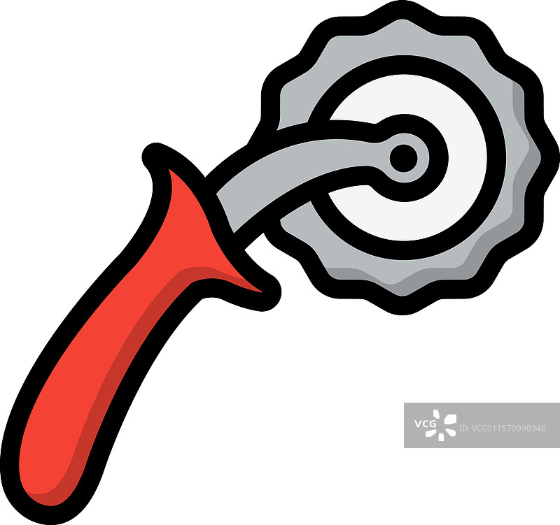 比萨刀图标设计图片素材