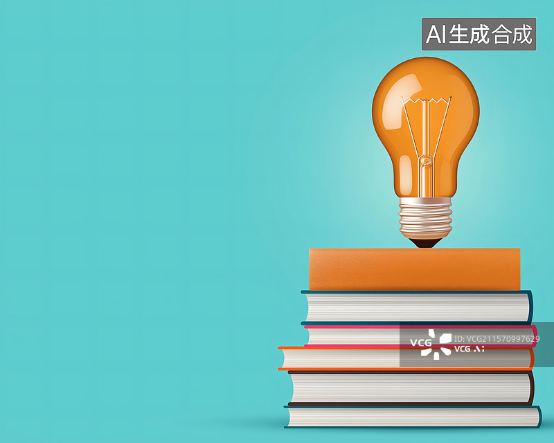 【AI数字艺术】创意与知识的结合图片素材