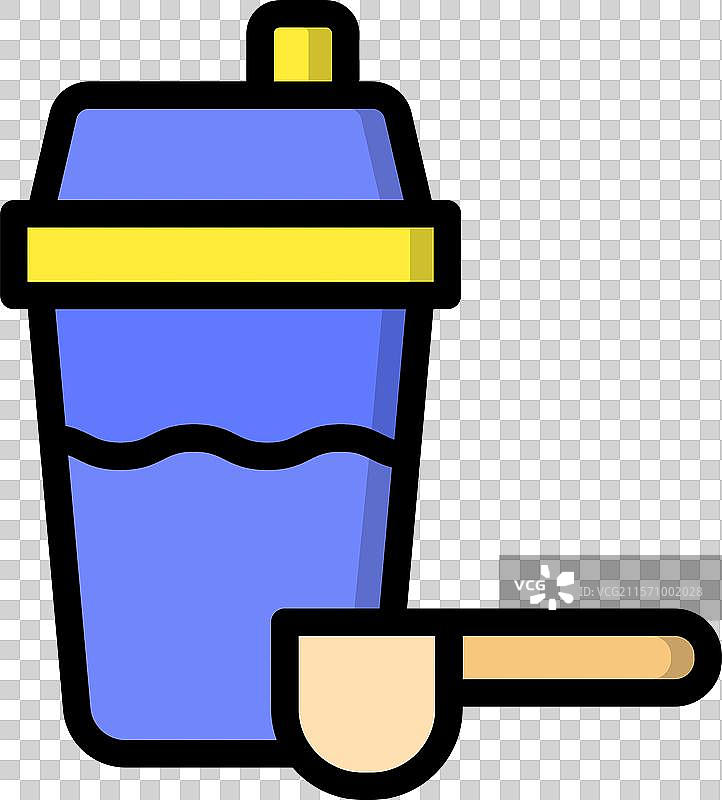 蛋白质奶昔图标设计图片素材