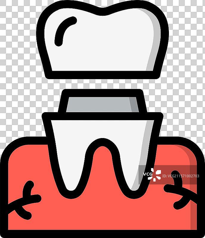 牙冠图标设计图片素材