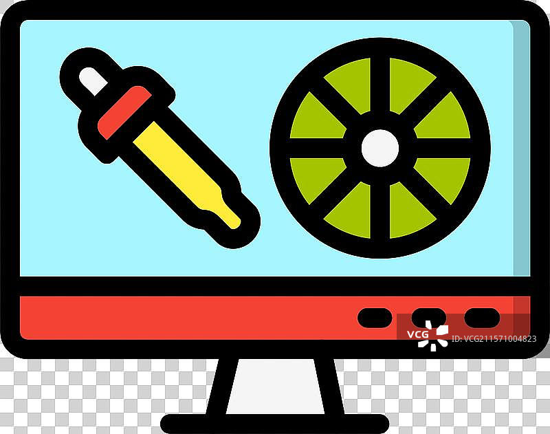 色轮图标设计图片素材