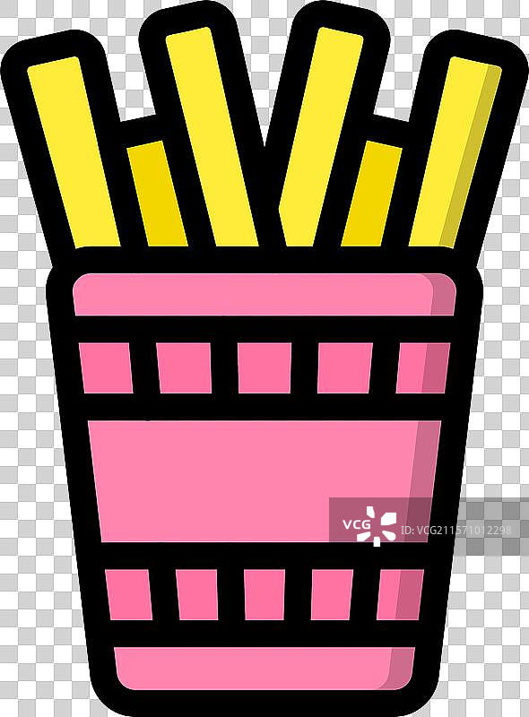 薯条图标设计图片素材