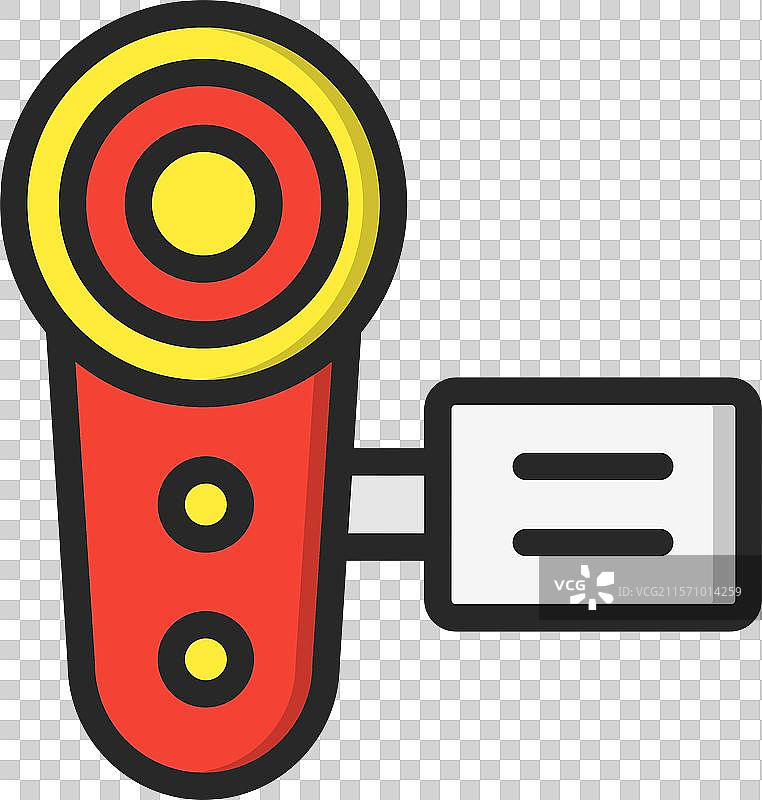 手持摄像机图标设计图片素材