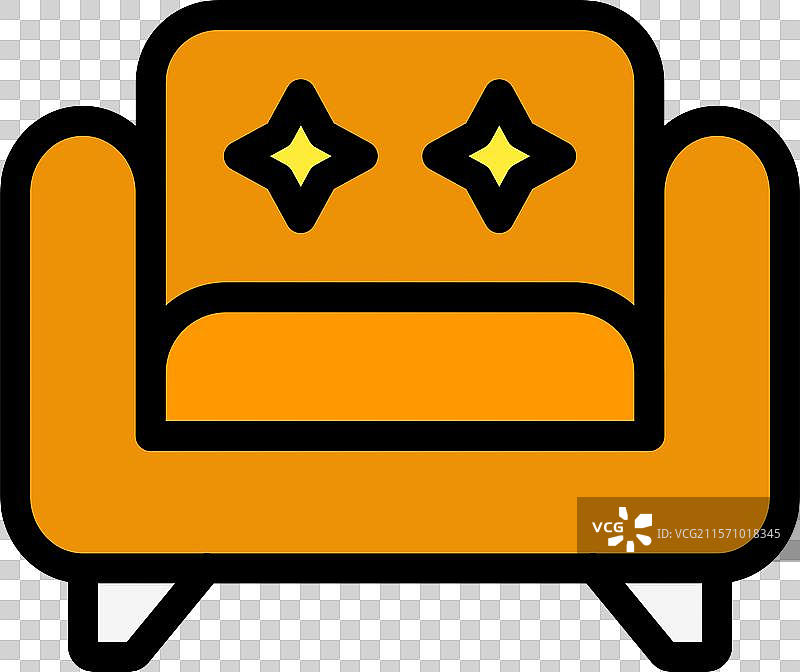 扶手椅图标设计图片素材