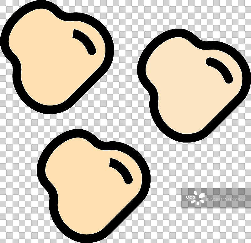 泡芙图标设计图片素材