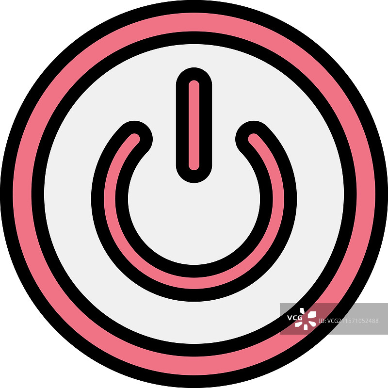 电源按钮图标设计图片素材
