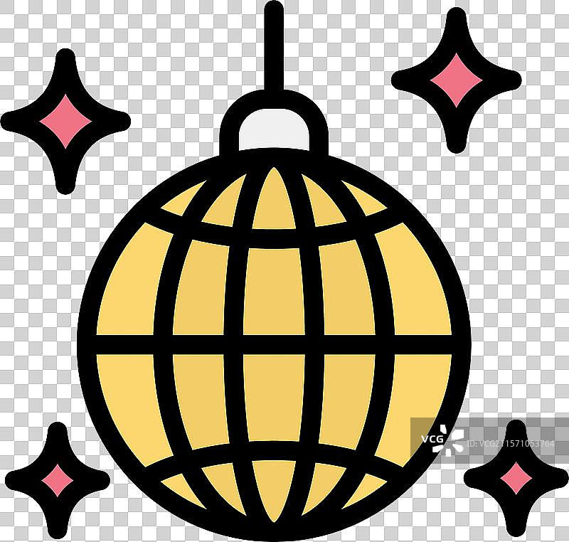 迪斯科球图标设计图片素材