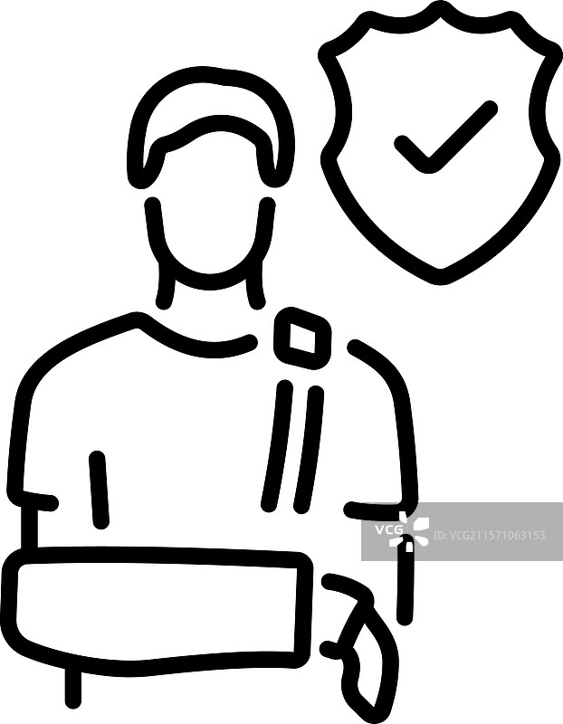 伤害保险图片素材