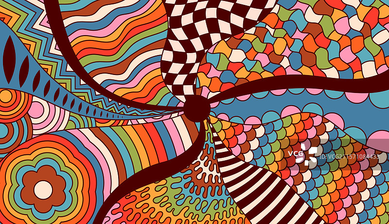 抽象嬉皮装饰图片素材