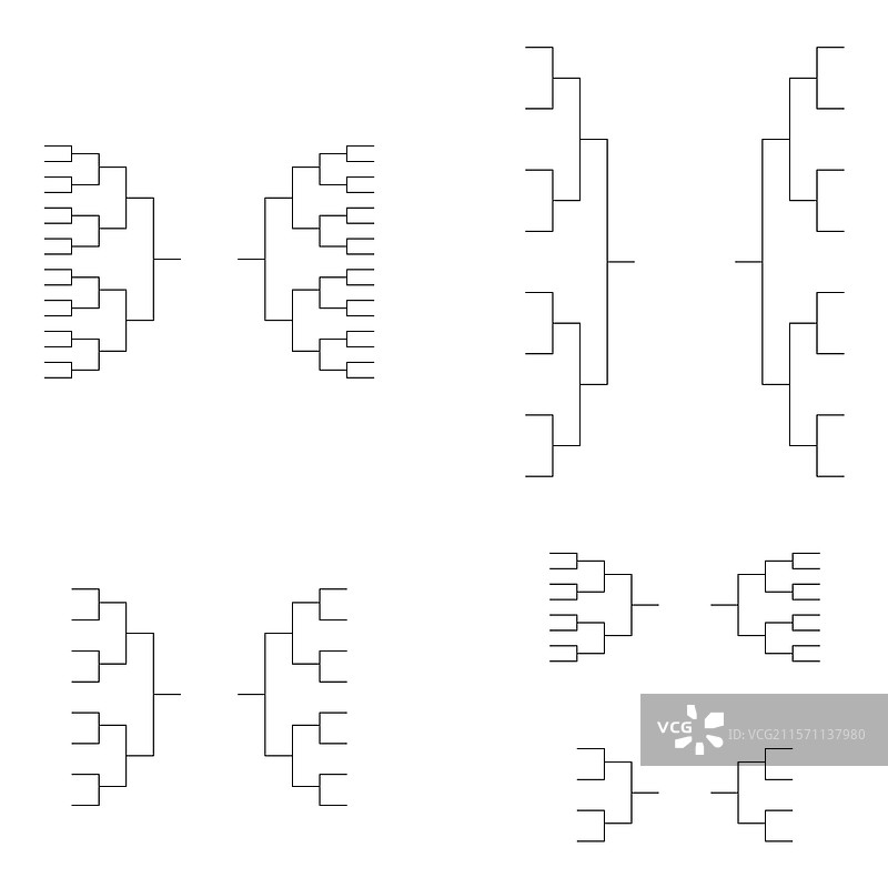 空白淘汰赛的比赛对阵表图片素材