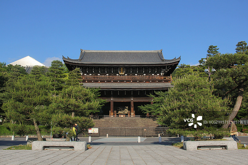 日本京都净土宗的总本山知恩院图片素材