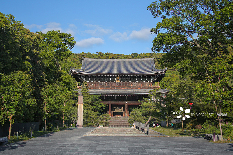 日本京都净土宗的总本山知恩院图片素材
