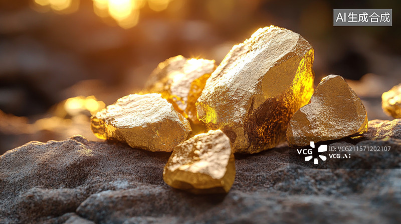 【AI数字艺术】稀土矿产资源特写图片素材