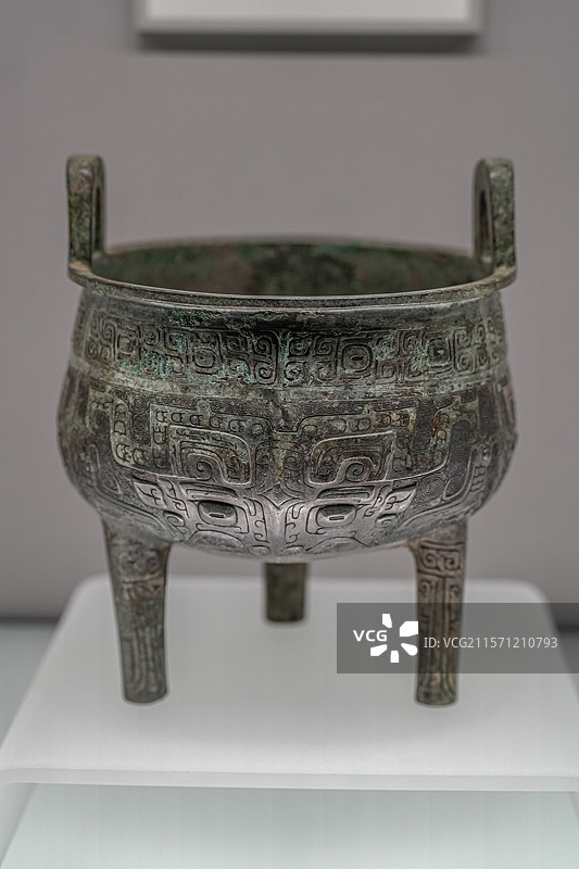 西周 交鼎 上海博物馆图片素材