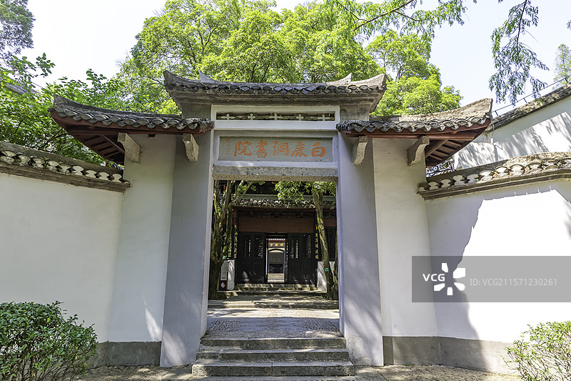 庐山市白鹿洞书院门楼图片素材