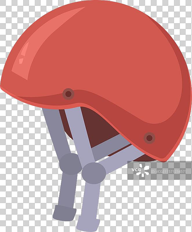 红色头盔提供安全和保护图片素材